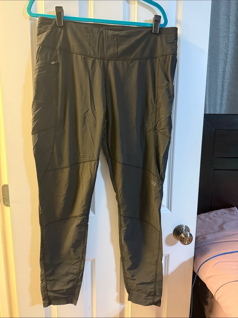 Outdoor Research Black Athletic Tights with OR Logo